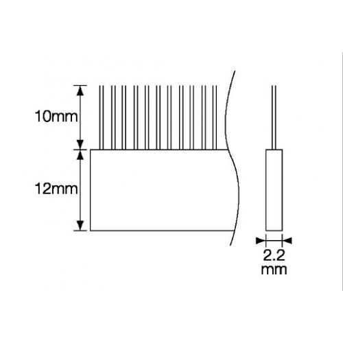 660-850 Antistatická kefa Fraser Anti-Static 660, Dĺžka 850mm